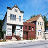 Commercial buildings on Vincennes Avenue